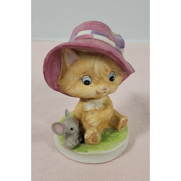 Vintage Lefton China Cat Mouse Figurine hand painted - Picture 2 of 8